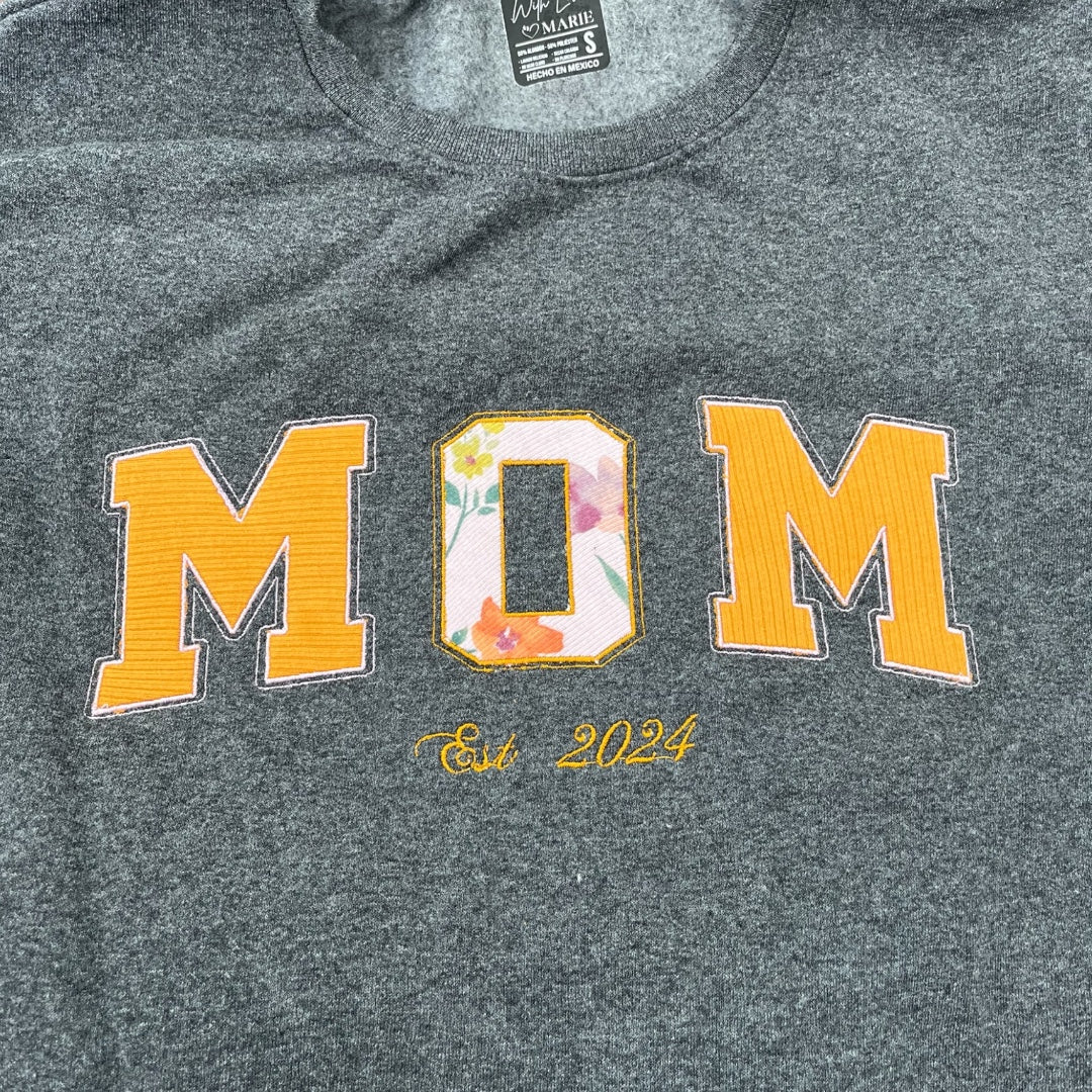 Sudadera MOM con Cuello Redondo