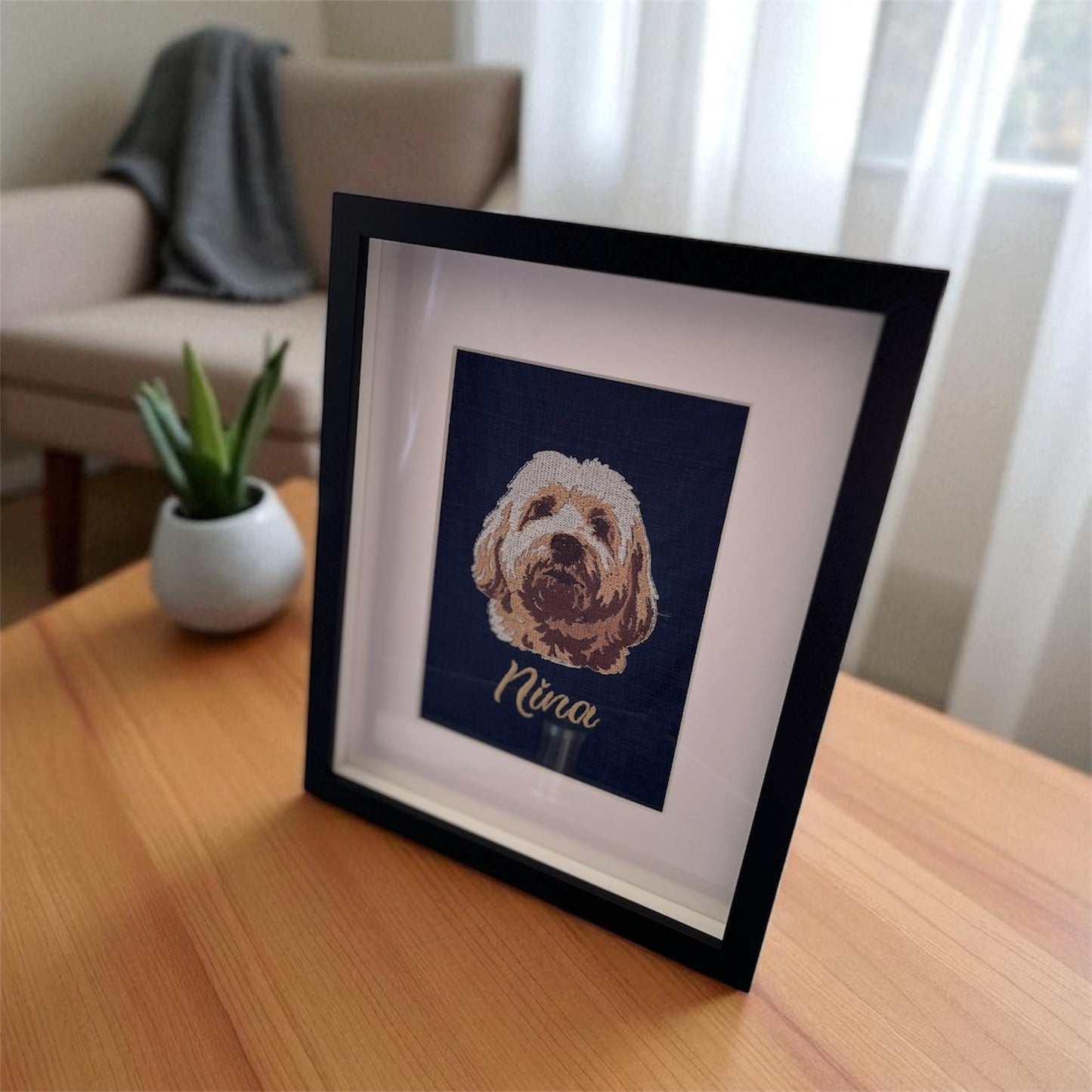 Cuadro con el Retrato de tu Mascota