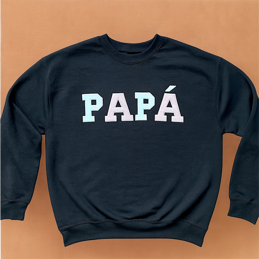 Sudadera PAPÁ con Cuello Redondo